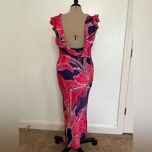 Anthopologie Low Back Floral Dress